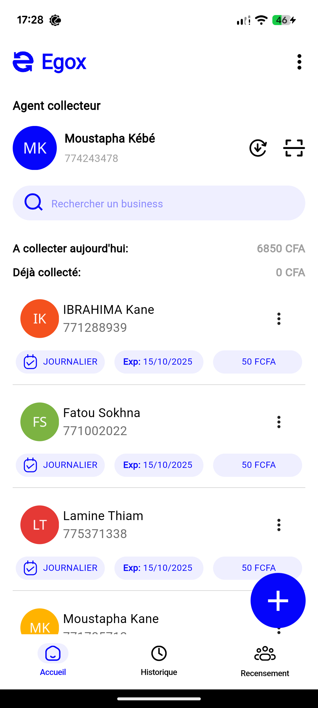 eGOX Agent App